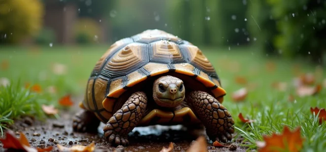 Les tortues de terre sous la pluie : doivent-elles vraiment s&rsquo;en méfier ?